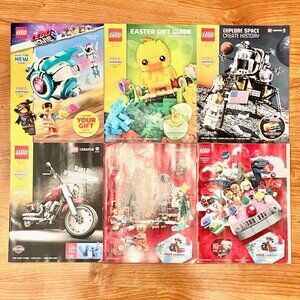 (6) Lego Shop at Home Catalogs Lots 2019 in Hand
